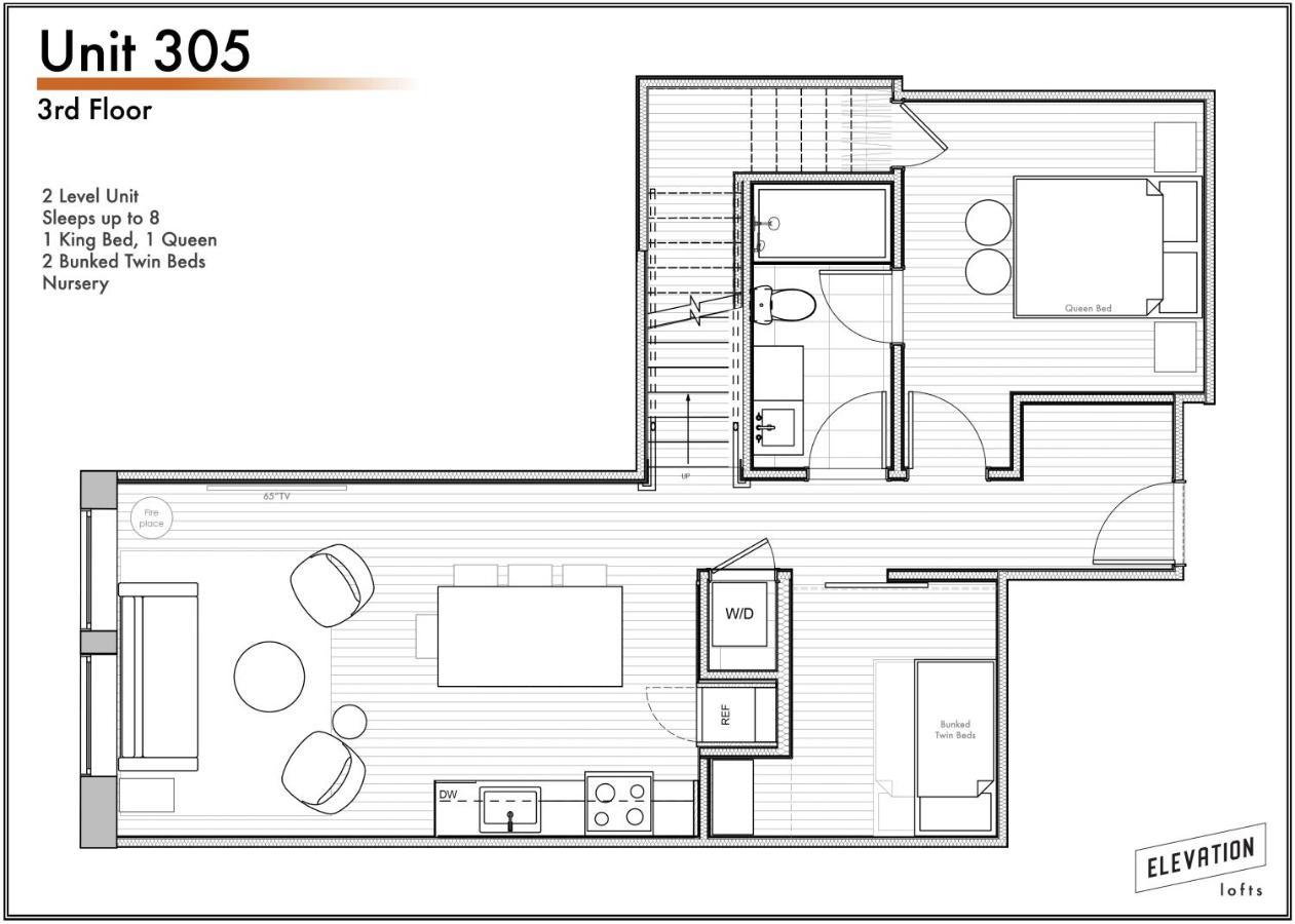 אשוויל Elevation Lofts Hotel מראה חיצוני תמונה